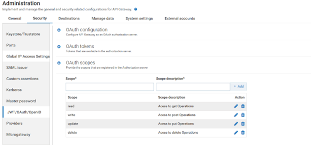 Create OAuth in Local server