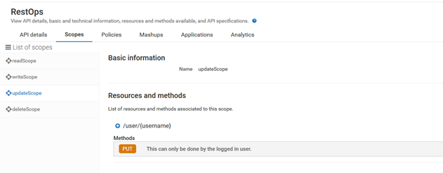 Creating API Scopes