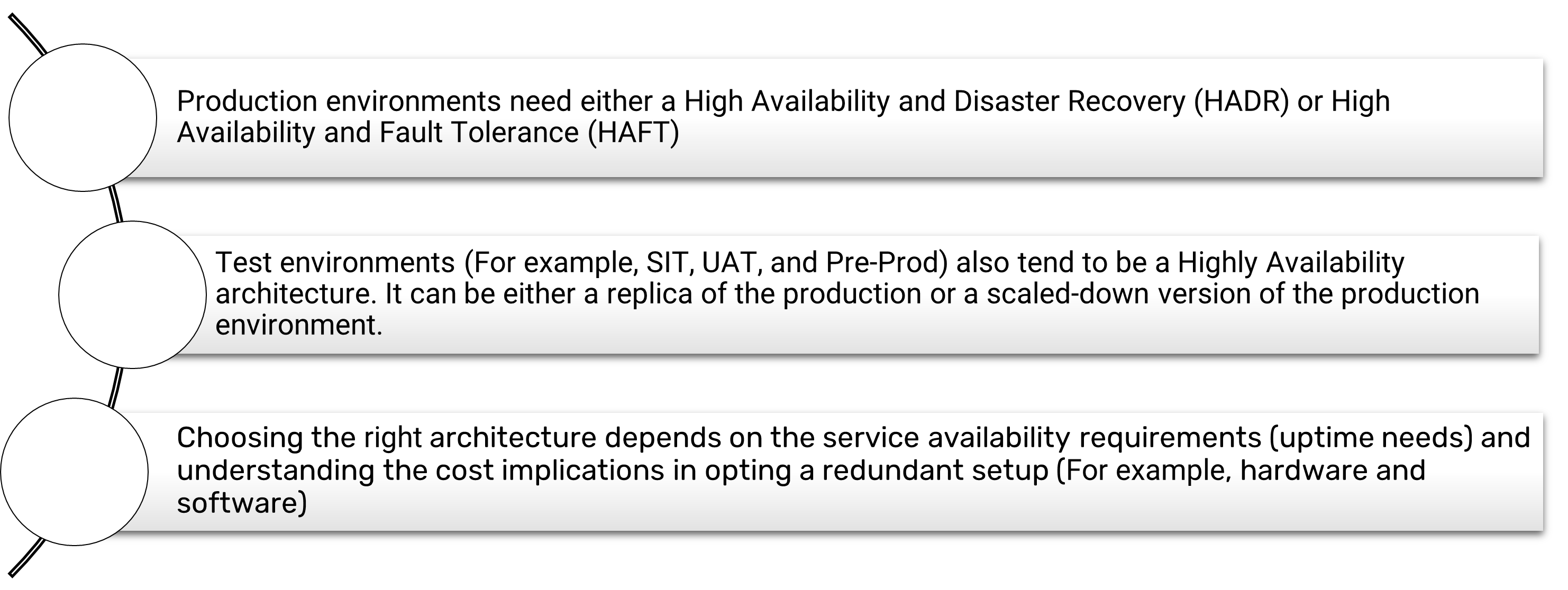 Cluster deployment options