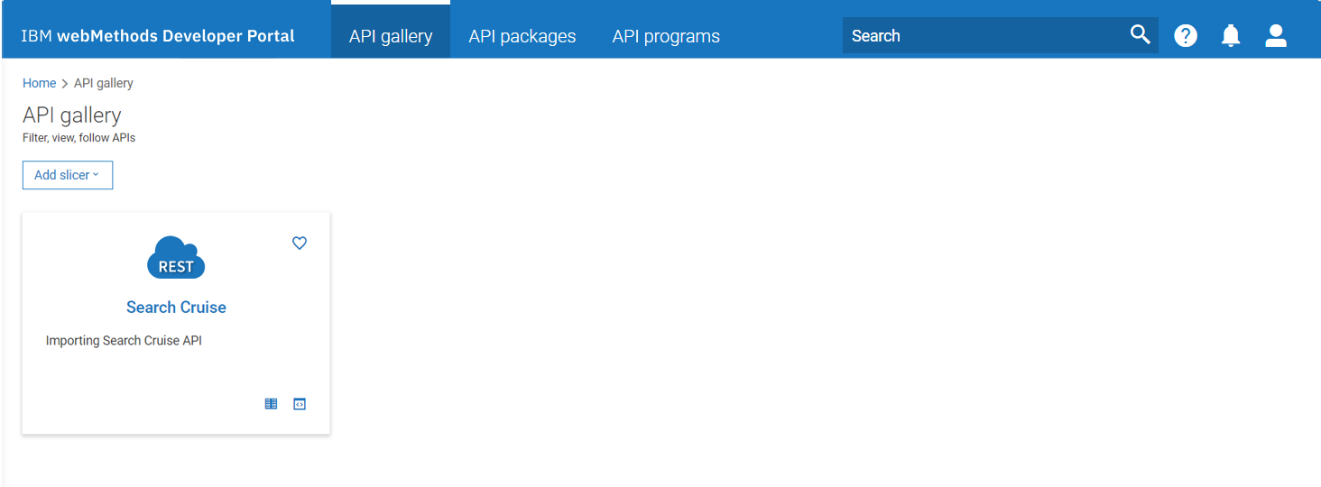 api gallery in developer portal